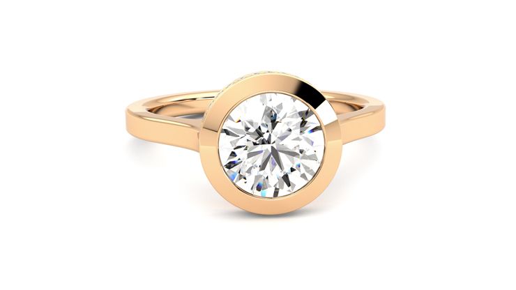 Taylor & Hart Sirius Round Engagement Ring 360 degree image 2
