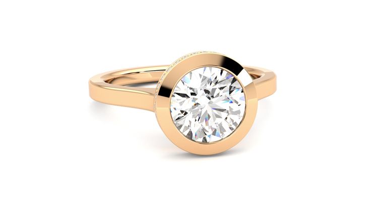 Taylor & Hart Sirius Round Engagement Ring 360 degree image 3