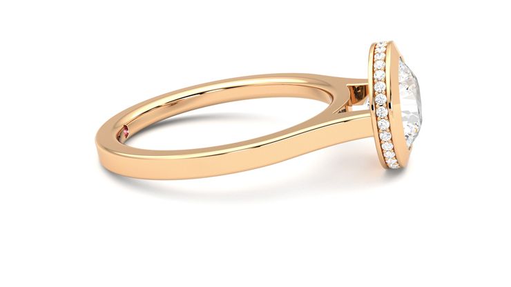 Taylor & Hart Sirius Round Engagement Ring 360 degree image 9