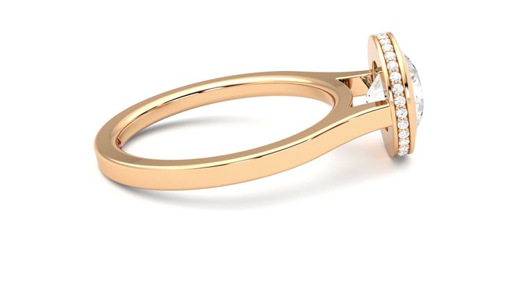 Taylor & Hart Sirius Round Engagement Ring 360 degree image 10