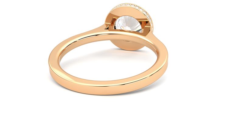 Taylor & Hart Sirius Round Engagement Ring 360 degree image 14