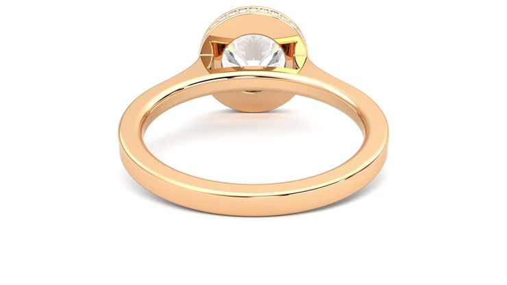 Taylor & Hart Sirius Round Engagement Ring 360 degree image 15