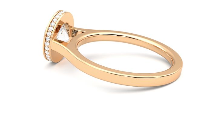 Taylor & Hart Sirius Round Engagement Ring 360 degree image 19