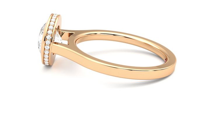 Taylor & Hart Sirius Round Engagement Ring 360 degree image 20