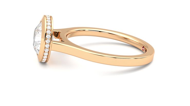 Taylor & Hart Sirius Round Engagement Ring 360 degree image 21