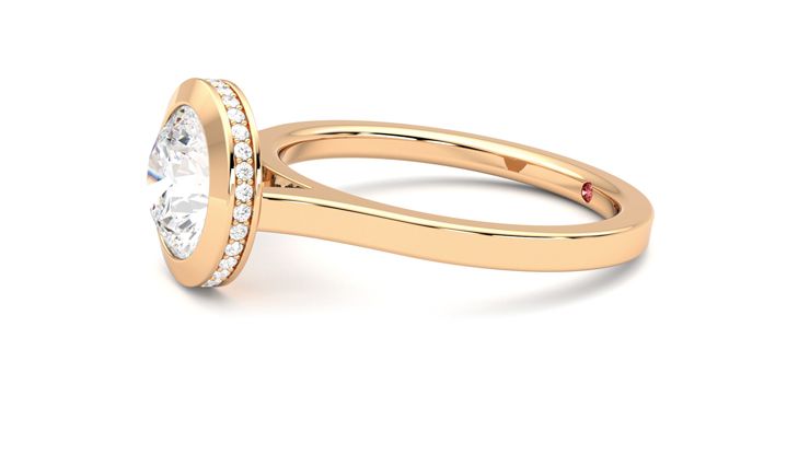 Taylor & Hart Sirius Round Engagement Ring 360 degree image 22