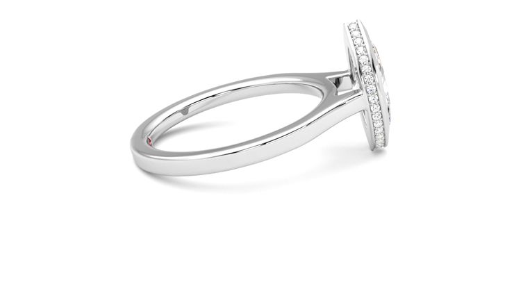 Taylor & Hart Sirius Marquise Engagement Ring 360 degree image 10