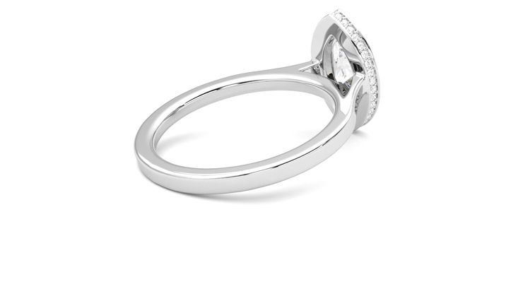 Taylor & Hart Sirius Marquise Engagement Ring 360 degree image 12