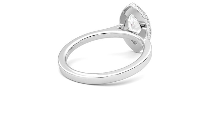 Taylor & Hart Sirius Marquise Engagement Ring 360 degree image 13