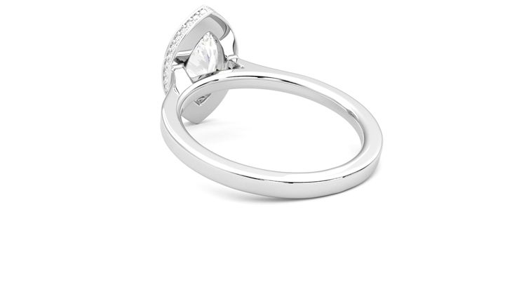 Taylor & Hart Sirius Marquise Engagement Ring 360 degree image 17