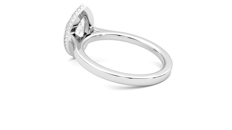 Taylor & Hart Sirius Marquise Engagement Ring 360 degree image 18
