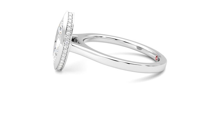 Taylor & Hart Sirius Marquise Engagement Ring 360 degree image 21