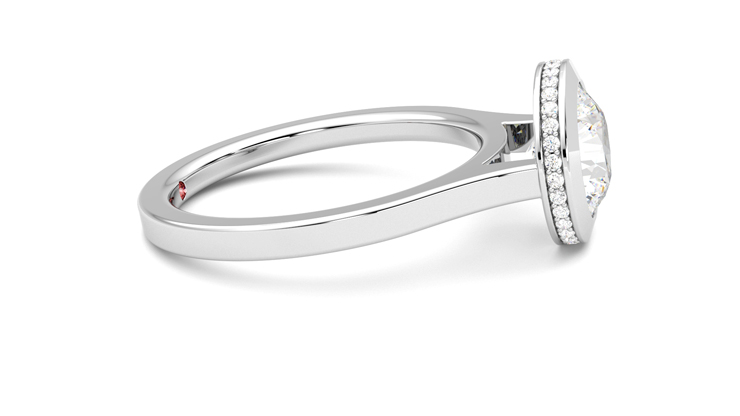 Taylor & Hart Sirius Round Engagement Ring 360 degree image 9