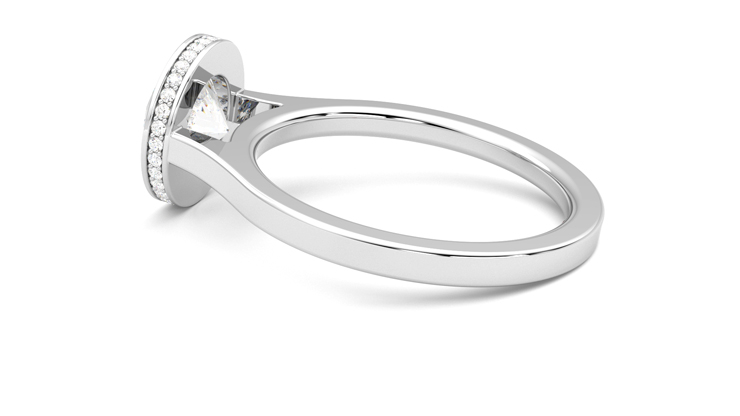 Taylor & Hart Sirius Round Engagement Ring 360 degree image 19