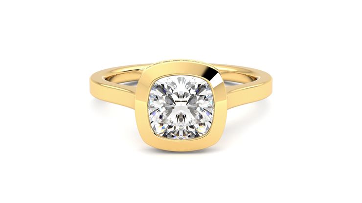 Taylor & Hart Sirius Cushion Engagement Ring 360 degree image 0