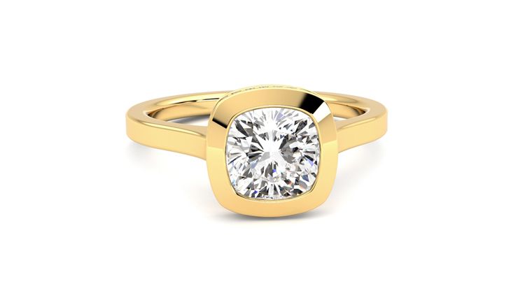 Taylor & Hart Sirius Cushion Engagement Ring 360 degree image 2