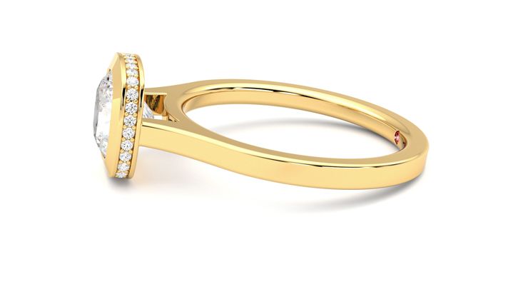 Taylor & Hart Sirius Cushion Engagement Ring 360 degree image 21