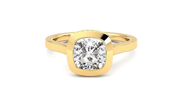 Taylor & Hart Sirius Cushion Engagement Ring 360 degree image 29