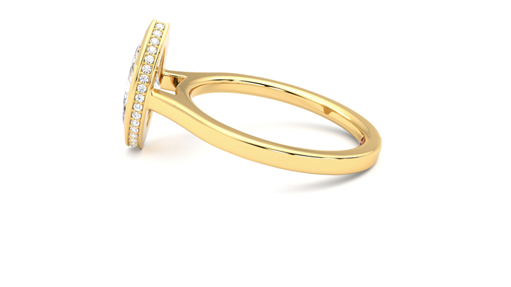 Taylor & Hart Sirius Marquise Engagement Ring 360 degree image 20