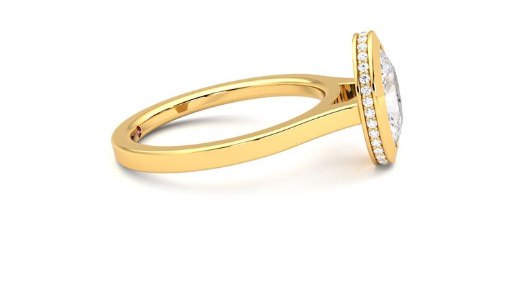 Taylor & Hart Sirius Oval Engagement Ring 360 degree image 9