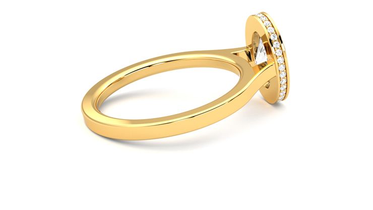 Taylor & Hart Sirius Oval Engagement Ring 360 degree image 11
