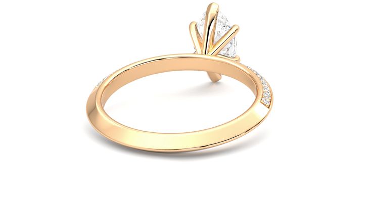 Taylor & Hart Sonder Marquise Engagement Ring 360 degree image 14