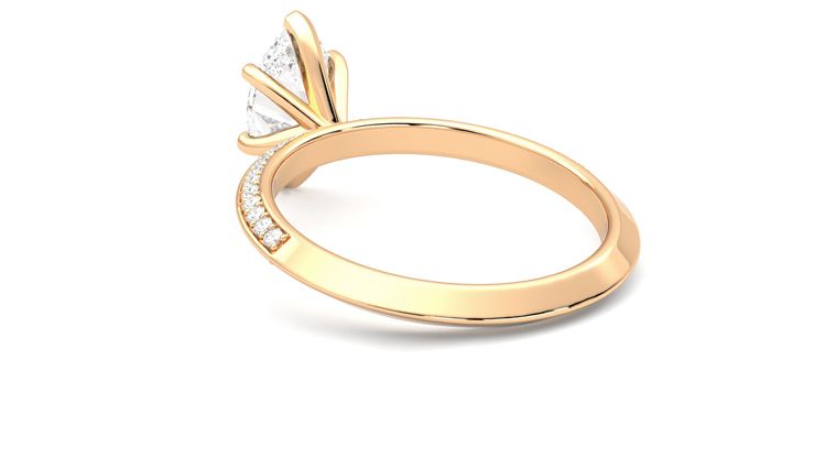 Taylor & Hart Sonder Marquise Engagement Ring 360 degree image 17