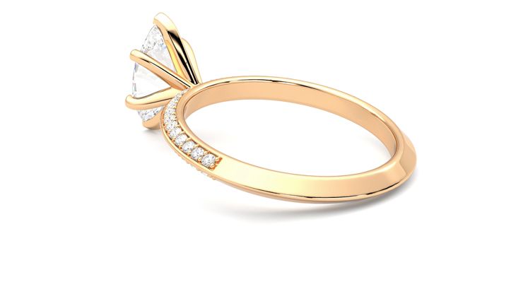 Taylor & Hart Sonder Marquise Engagement Ring 360 degree image 18
