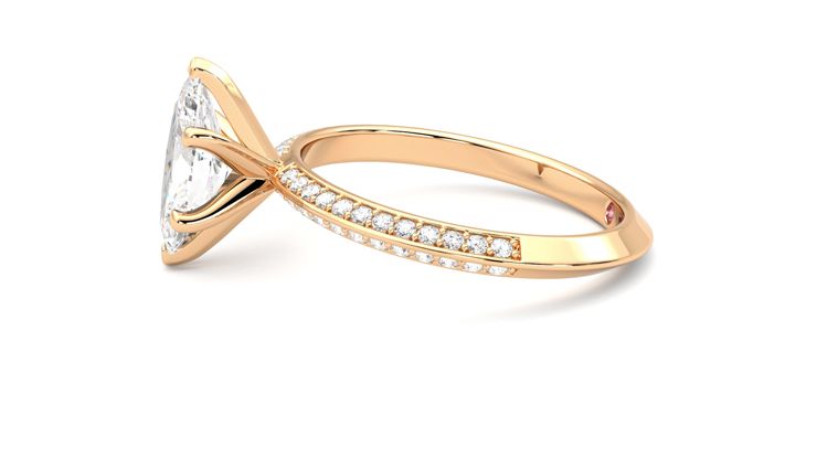 Taylor & Hart Sonder Marquise Engagement Ring 360 degree image 21