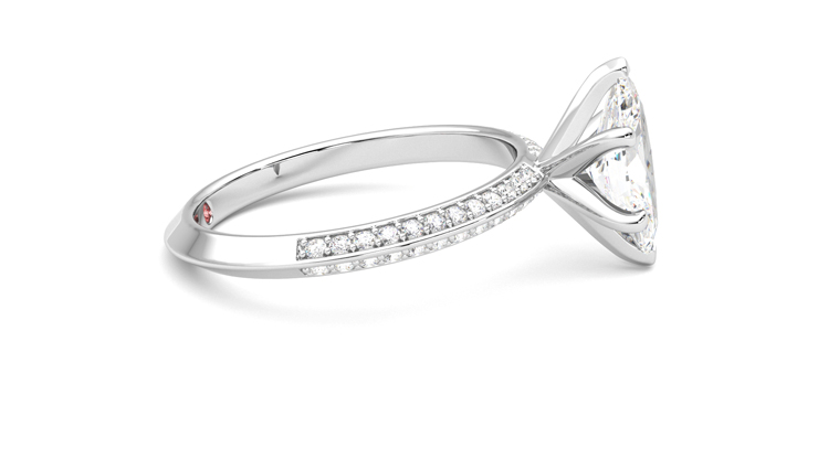 Taylor & Hart Sonder Marquise Engagement Ring 360 degree image 9