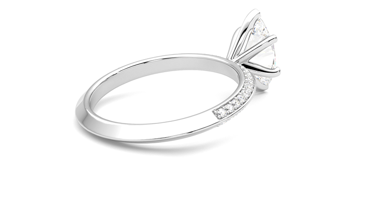 Taylor & Hart Sonder Marquise Engagement Ring 360 degree image 12