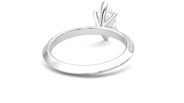 Taylor & Hart Sonder Marquise Engagement Ring 360 degree image 14