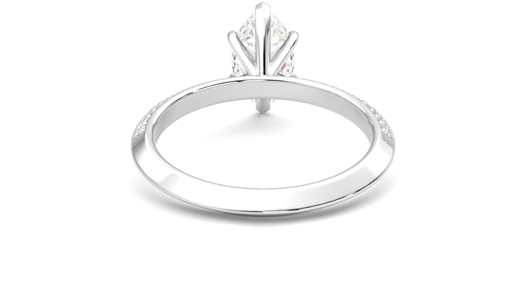 Taylor & Hart Sonder Marquise Engagement Ring 360 degree image 15