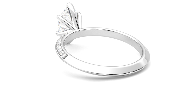 Taylor & Hart Sonder Marquise Engagement Ring 360 degree image 17