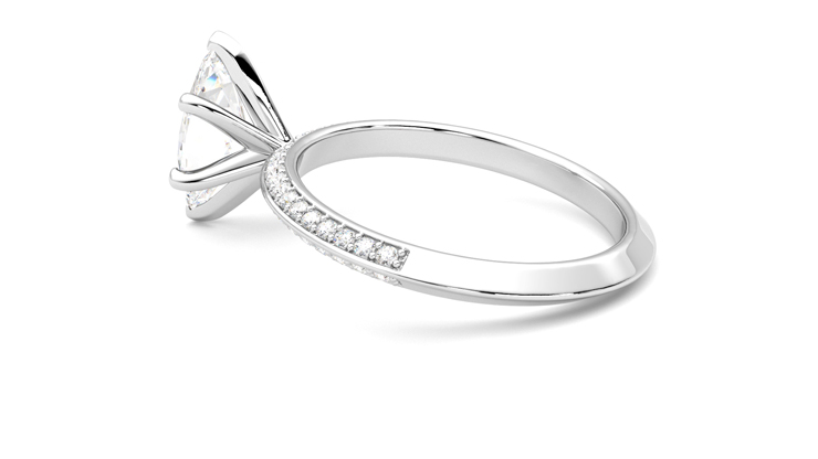 Taylor & Hart Sonder Marquise Engagement Ring 360 degree image 19