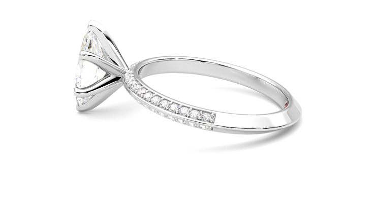 Taylor & Hart Sonder Marquise Engagement Ring 360 degree image 20