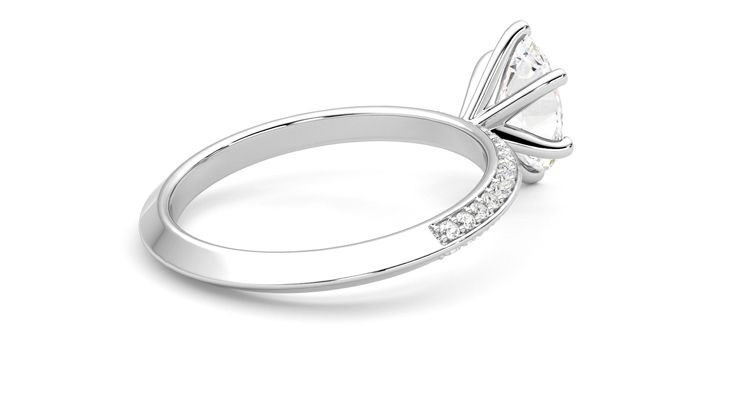 Taylor & Hart Sonder Oval Engagement Ring 360 degree image 12