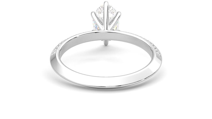 Taylor & Hart Sonder Oval Engagement Ring 360 degree image 15