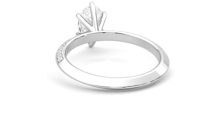 Taylor & Hart Sonder Oval Engagement Ring 360 degree image 16
