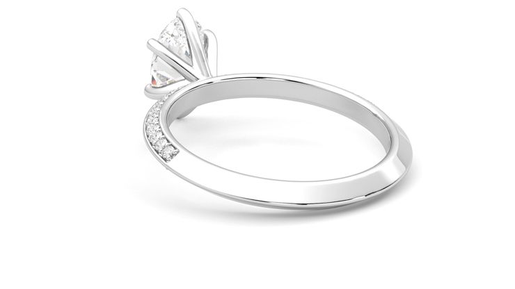 Taylor & Hart Sonder Oval Engagement Ring 360 degree image 17