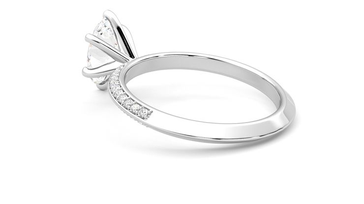 Taylor & Hart Sonder Oval Engagement Ring 360 degree image 18