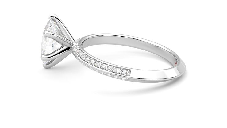 Taylor & Hart Sonder Oval Engagement Ring 360 degree image 20