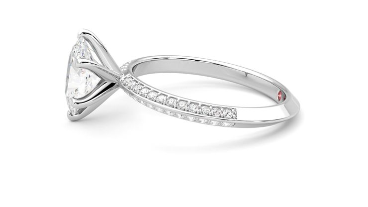 Taylor & Hart Sonder Oval Engagement Ring 360 degree image 21