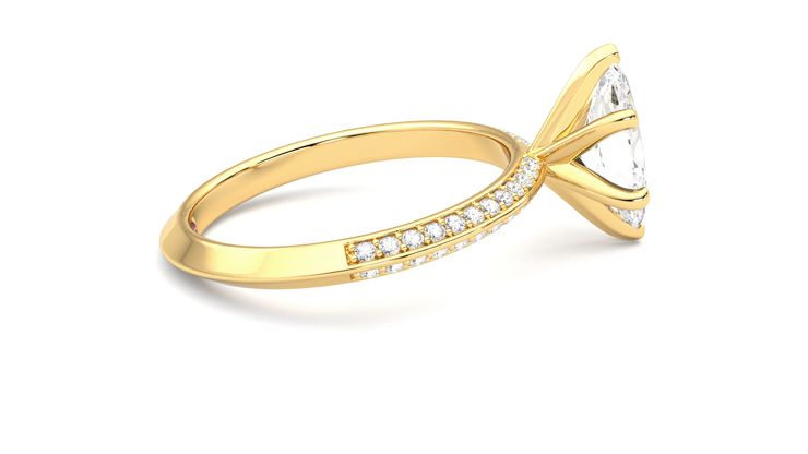 Taylor & Hart Sonder Marquise Engagement Ring 360 degree image 10