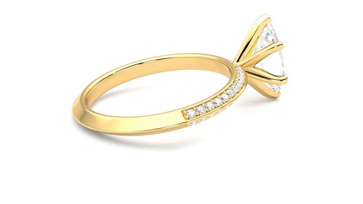 Taylor & Hart Sonder Marquise Engagement Ring 360 degree image 11