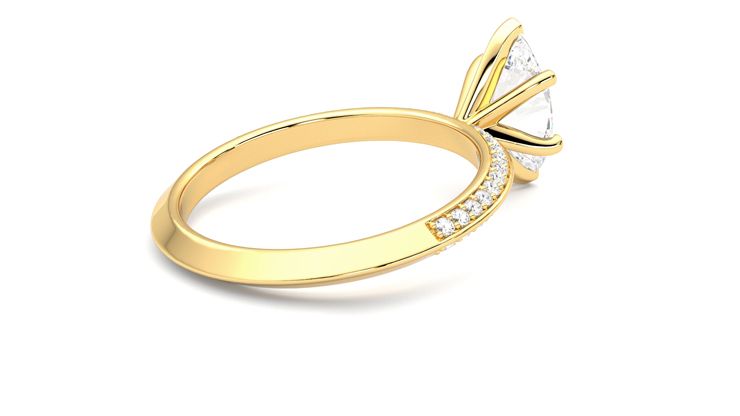 Taylor & Hart Sonder Marquise Engagement Ring 360 degree image 12
