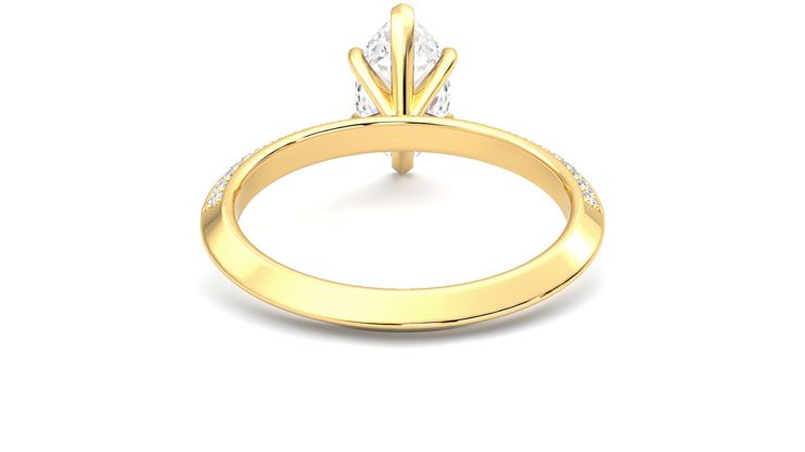 Taylor & Hart Sonder Marquise Engagement Ring 360 degree image 15