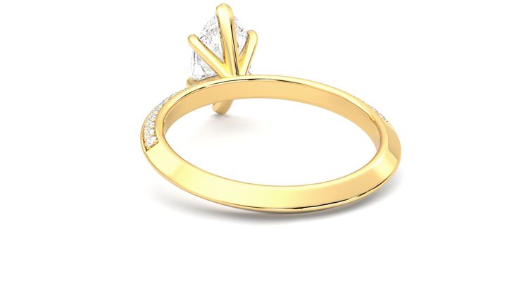 Taylor & Hart Sonder Marquise Engagement Ring 360 degree image 16