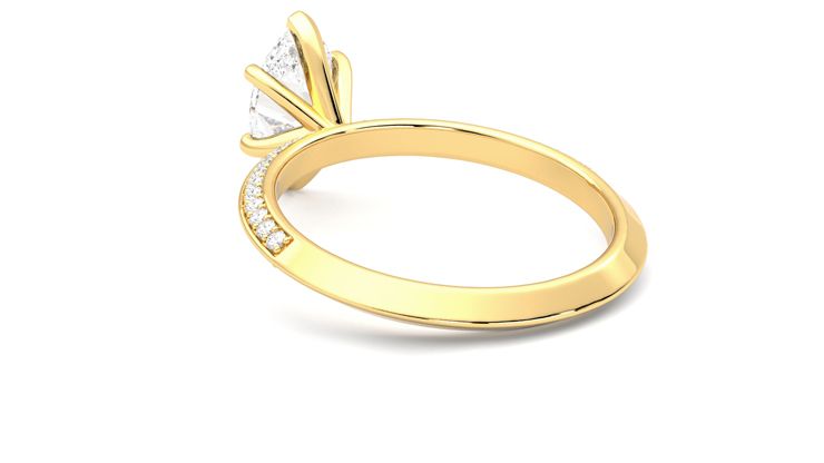 Taylor & Hart Sonder Marquise Engagement Ring 360 degree image 17