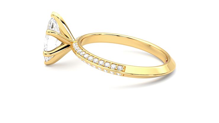Taylor & Hart Sonder Marquise Engagement Ring 360 degree image 20